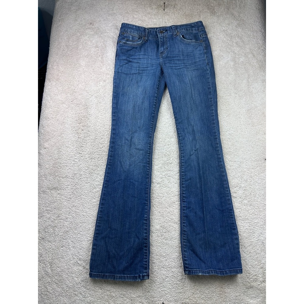 Calvin Klein Jeans Women's Blue Flare Leg Stretch Denim Jeans Size 27/4